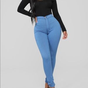 Women's Super High Wasit Skinny Jeans